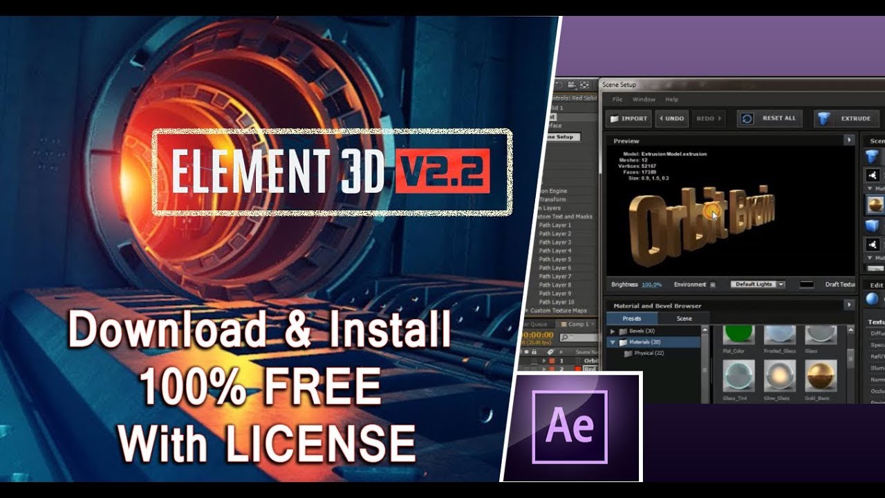 element 3d plugin after effects free download mac